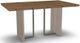 Amisco Customizable Zoel 60" Solid Birch Dining Table with Decorative Bolts -3