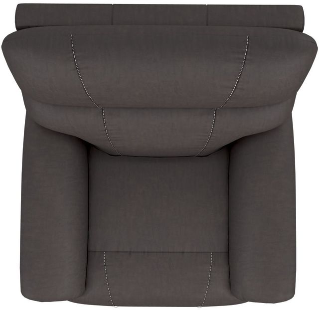 La-Z-Boy® Trouper Walnut Leather Manual Wall Recliner-2