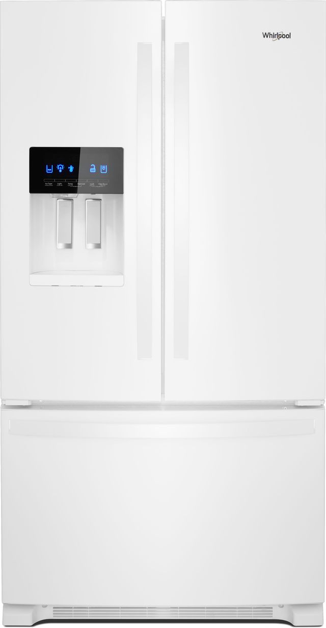 Whirlpool® 24.7 Cu. Ft. White Freestanding French Door Refrigerator