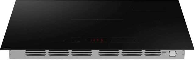 Samsung 36" Black Induction Cooktop with Anti-Scratch Matte Glass and Sync Burners-2