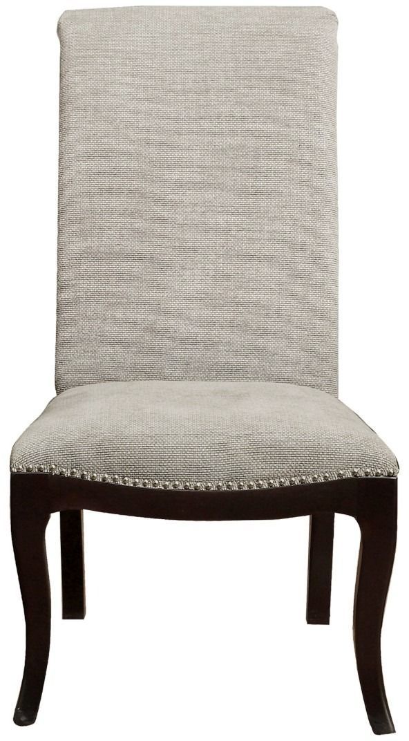 Homelegance® Savion Espresso/Gray Dining Side Chair-0
