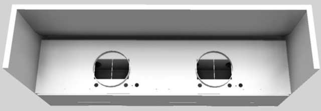 Vent-A-Hood® 54" White Wall Mounted Range Hood-2