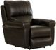 Catnapper® Torretta Chocolate Leather Power Lay Flat Recliner-0