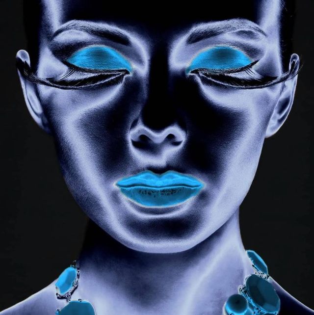 Classy Art Neon Lashes Wall Art-0