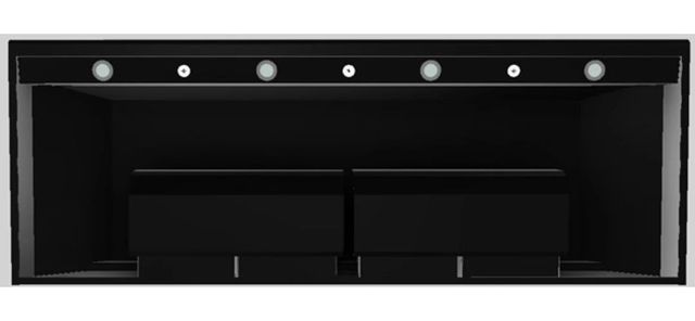 Vent-A-Hood® 66" Black Wall Mounted Range Hood-3