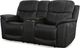 Flexsteel® Crew Raven Power Reclining Loveseat with Console and Power Headrests and Lumbar-3