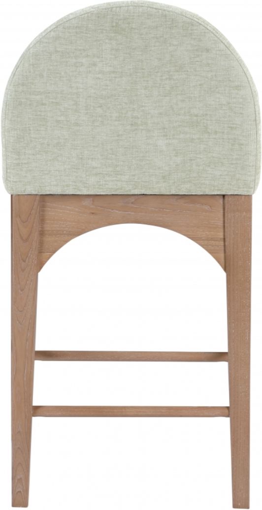 Meridian Furniture Waldorf Mint/Natural Counter Stool-2