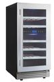 Aviva 15'' Stainless Steel Undercounter Wine Cooler-2