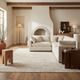 Oriental Weavers™ Lauren Beige 5'x7' Style 3 Area Rug-2