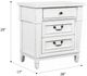 Emerald Home Stoney Creek Antique White Nightstand-2