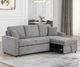 Furniture of America® Kendal Gray Sleeper Sofa-1