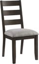 Intercon Beacon Charcoal/Walnut Ladder Dining Side Chair-0