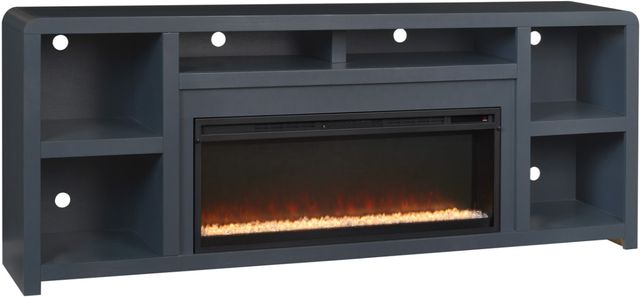aspenhome® Taylor Malta Blue 84" Fireplace Console-2