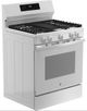 GE® 30'' White Freestanding Gas Range-2