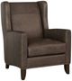 Smith Brothers Customizable 538 Leather Stationary Chair-0