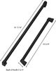 ZLINE Autograph Edition 30" Matte Black Refrigerator Handles-1