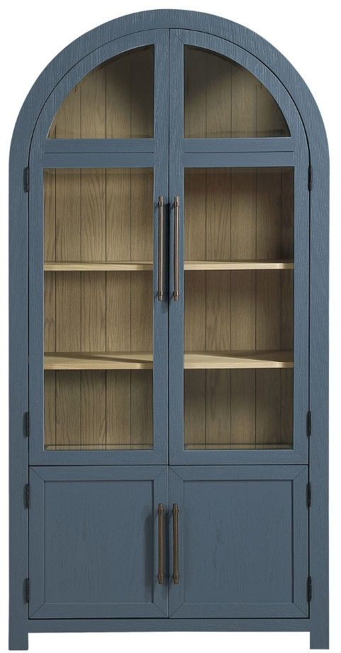 Steve Silver Co. Magnolia Dusty Blue Curio-0
