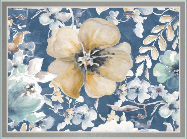 Classy Living Patricia Pinto Indigo Beautiful I Wall Art-1
