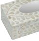 A & B Home Gray/White Rectangular Tissue Box-4