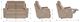 La-Z-Boy® Emmons Bridle Power Reclining Loveseat with Headrest and Lumbar-2
