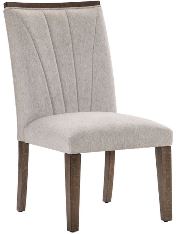 Homelegance® Brookings Brown/Gray Side Chair-0