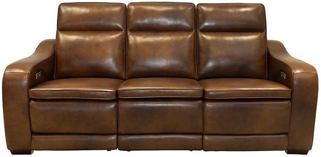 BarcaLounger® Grady Lexington Cocoa Power Reclining Sofa with Power Headrest and Lumbar-3