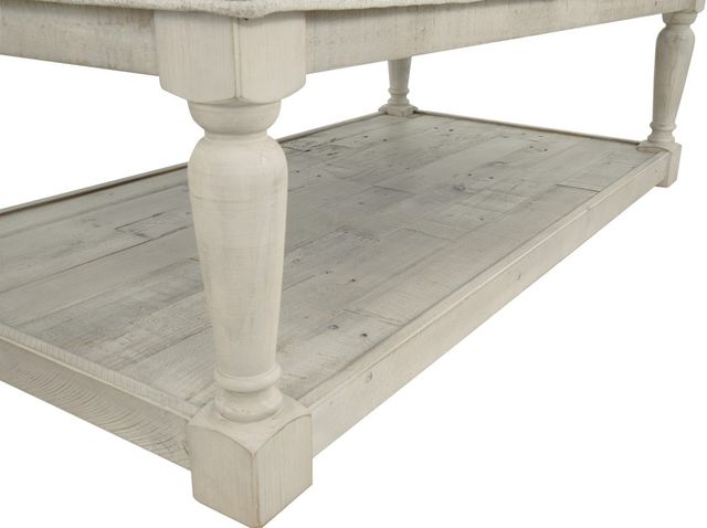 Signature Design by Ashley® Shawnalore Whitewash Coffee Table Ottoman-2