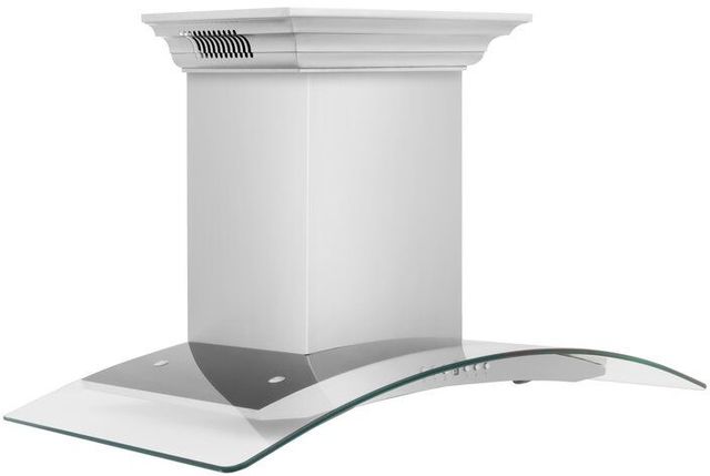 ZLINE 36" Stainless Steel Wall Mounted Range Hood with CrownSound® Bluetooth Speakers-1