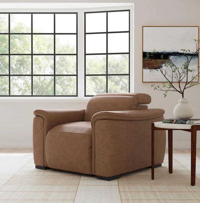 Flexsteel® Customizable Camden Power Recliner with Power Headrest-1