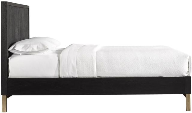 Modus Furniture Kentfield Black Drifted Oak Queen Platform Bed-3