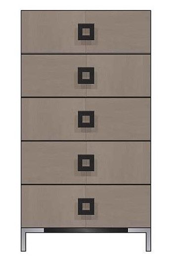 Country View Woodworking Customizable American Modern 36" 5-Drawer Chest-0