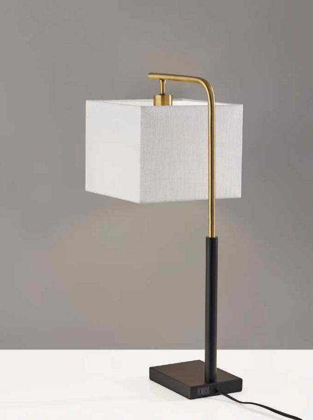 Adesso® Flora Black Table Lamp-4
