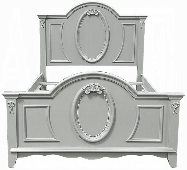 ACME Furniture Flora Gray Youth Twin Panel Bed-2