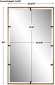 Uttermost® Egon Warm Gold Wall Mirror-3