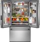 KitchenAid® 36" 31 Cu. Ft PrintShield® Stainless Steel French Door Refrigerator with Internal Water Dispenser-2