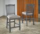 A-America® Port Townsend Gull/Seaside Pine/Smoked Salt Slatback Upholstered Counter Stool-2