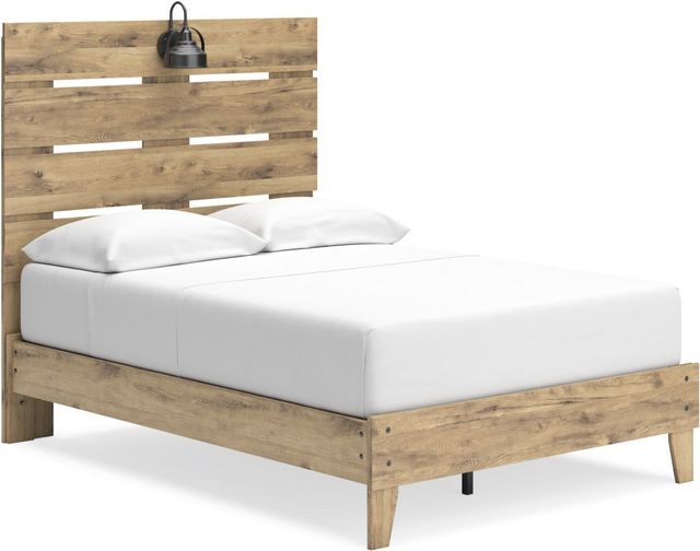 Signature Design by Ashley® Larstin Brown Full Panel Bed-0