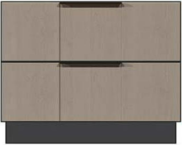 Country View Woodworking Customizable American Modern 28" 2-Drawer Plinth Base Nightstand-0