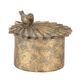 A & B Home Antique Gold 5" Trinket Box-0