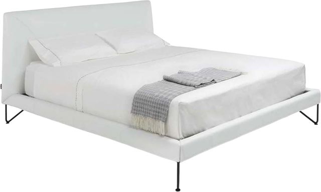 Natuzzi Editions Customizable Kartun King Upholstered Panel Bed-0