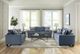 Albany Industries Clearview Blue Twin Sleeper Sofa-2