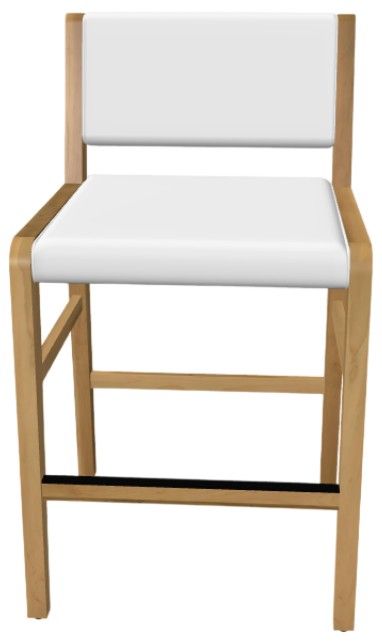 Mavin Customizable Houston 24" Stationary Bar Stool-1