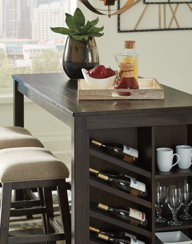 Signature Design by Ashley® Rokane 3-Piece Brown Counter Height Dining Set-3