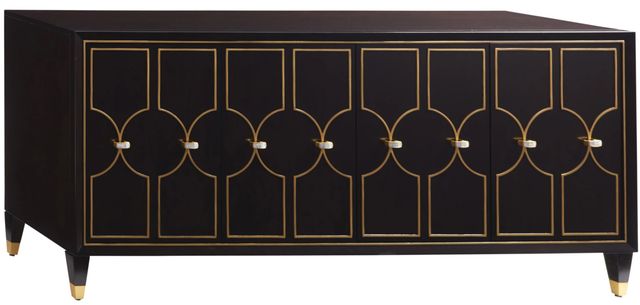 Lexington Home Carlyle Park Avenue Dark Brown/Gold Buffet-0