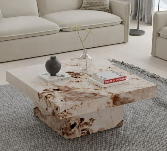 ACME Furniture Fultan Beige/Brown Coffee Table-1