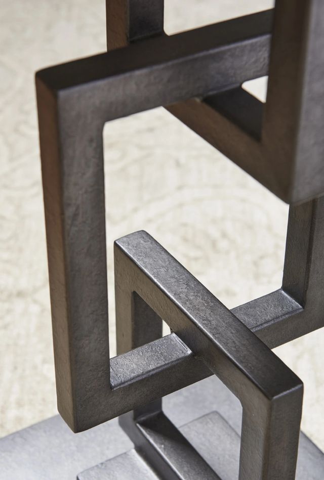 Lexington Home Oyster Bay Deerwood Gray Side Table-2