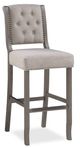 American Woodcrafters Luxe Gray 26" Barstool-0