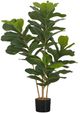 Monarch Specialties Inc. Black 41" Artificial Potted Fiddle Tree-0