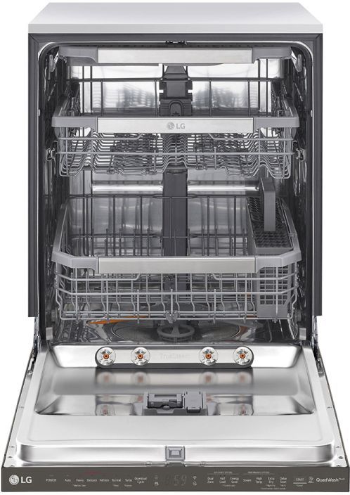 LG 4 Piece PrintProof™ Black Stainless Steel Kitchen Package-1