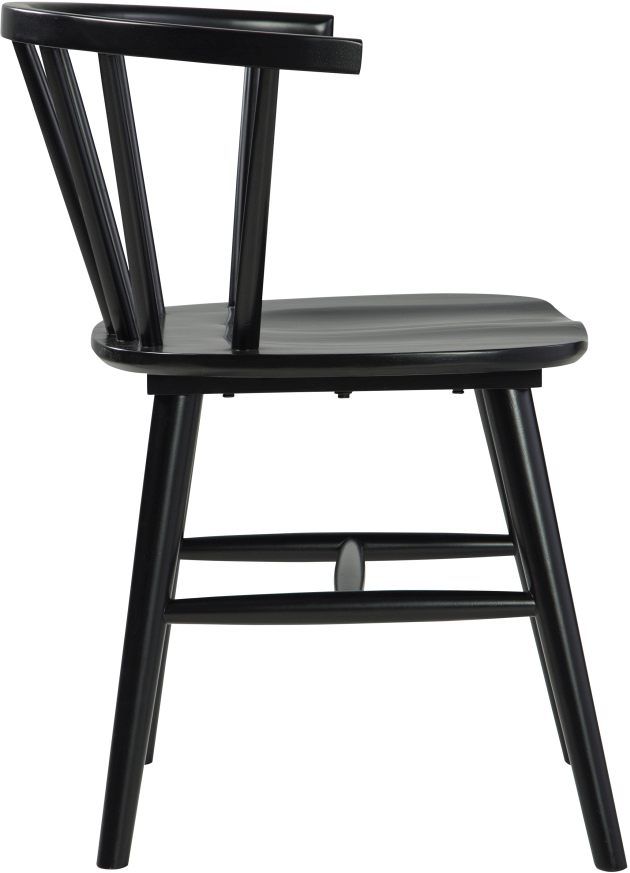 Signature Design by Ashley® Otaska Black Dining Chair-3